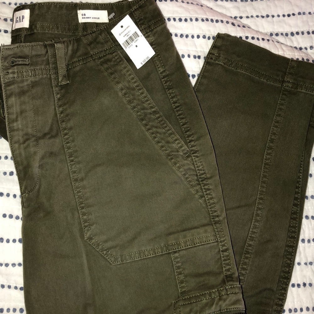 Gap cargo skinny ankle pant